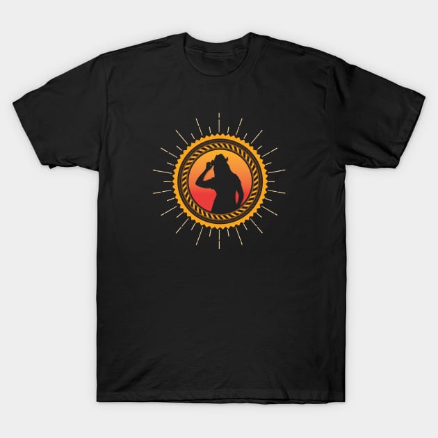 Cowgirl Retro Vintage T-Shirt T-Shirt by Bungee150